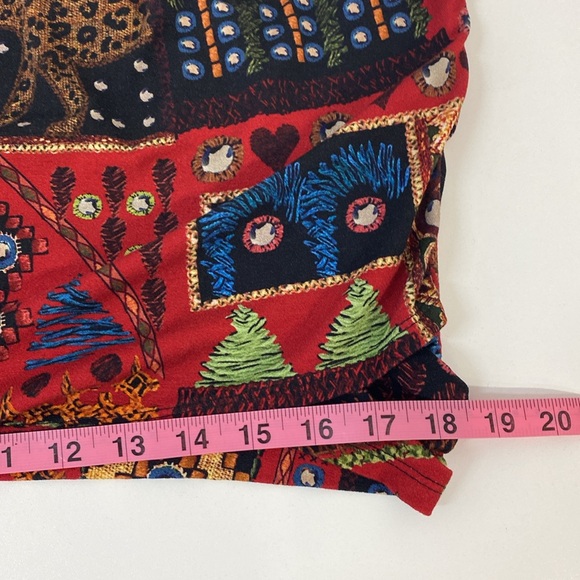 Farm Rio Multicolor Patchwork Blouse - Picture 7 of 10